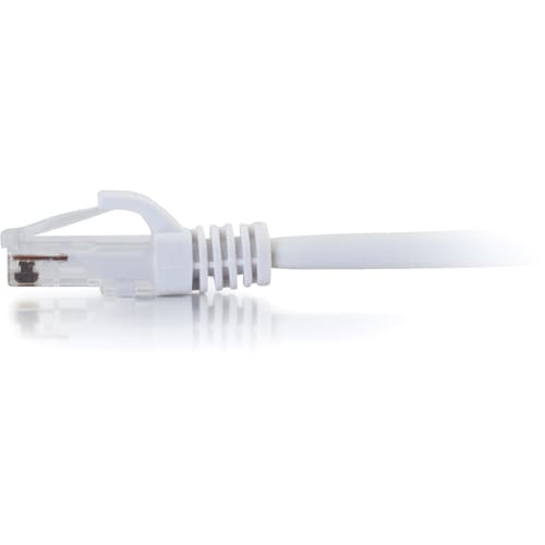 25FT CAT6 WHT SNAGLESS UTP CABLE