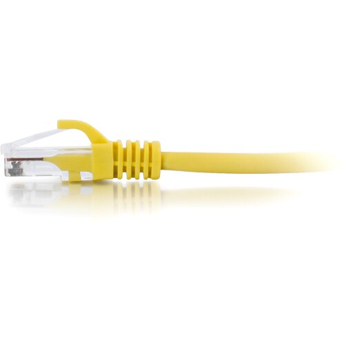7FT CAT6 YELLOW GIGABIT PATCH CABLE MOLDED SNAGLESS