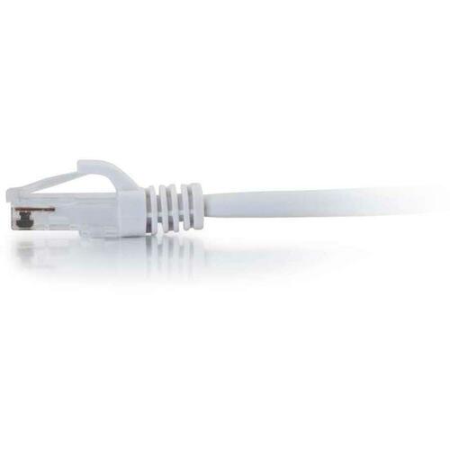 10FT CAT6 WHITE GIGABIT PATCH CABLE MOLDED SNAGLESS