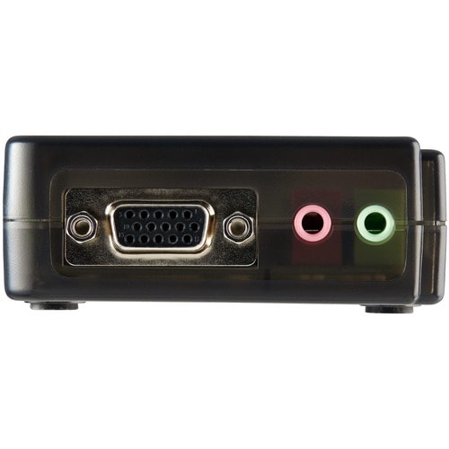 4 PORT USB VGA KVM SWITCH KVM SWITCH KIT CABLES AUDIO VIDEO