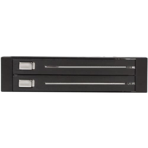 HARD DRIVE BAY MOBILE RACK DUAL 2.5IN SATA HDD SSD HOT SWAP