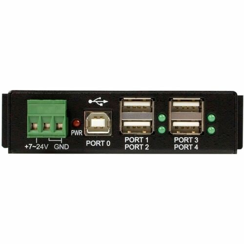 4 PORT USB 2.0 HUB METAL TAA INDUSTRIAL MOUNTABLE HEAVY DUTY