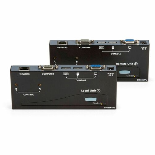 USB VGA KVM CONSOLE EXTENDER OVER CAT5 UTP W/ CABLES