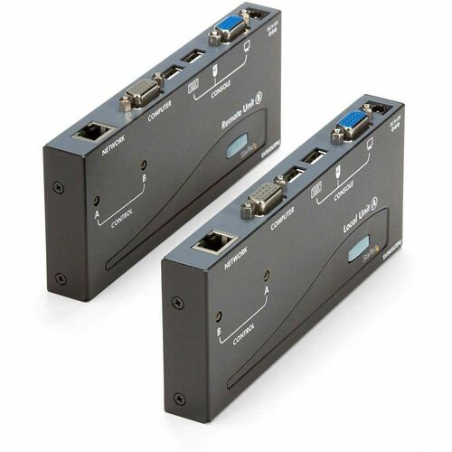 USB VGA KVM CONSOLE EXTENDER OVER CAT5 UTP W/ CABLES