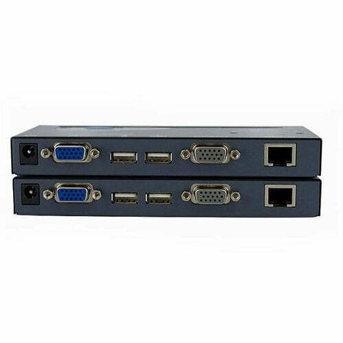 USB VGA KVM CONSOLE EXTENDER OVER CAT5 UTP W/ CABLES