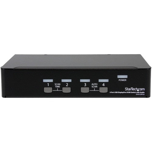 4 PORT DISPLAYPORT KVM SWITCH USB AUDIO DP RACKMOUNT KVM SWITCH