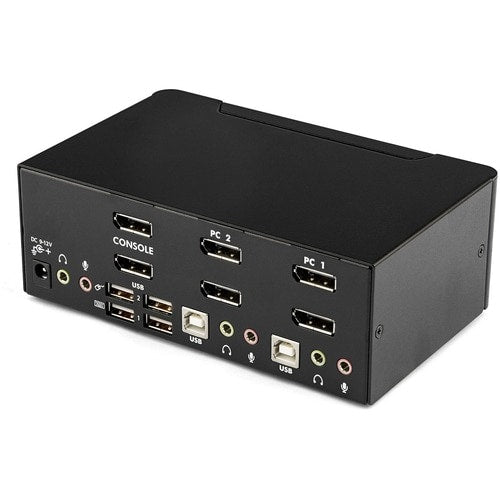 2 PORT DUAL MONITOR DISPLAYPORT KVM SWITCH TWO DISPLAYS DP KVM