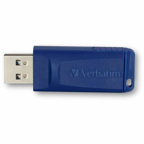 16GB FLASH DRIVE USB 2.0 RETRACTABLE BLUE 97275