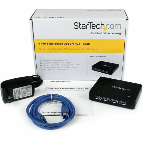 4 PORT USB 3.0 HUB MINI LAPTOP USB EXPANSION HUB - USB SPLITTER