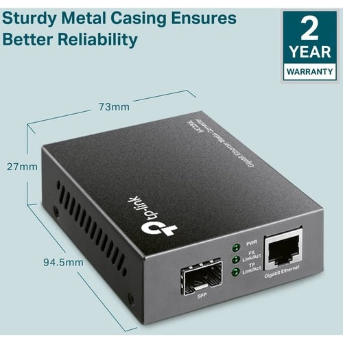 MC220L 1PORT 10/100/1000 RJ45 0.55KM/10KM MODULE SFP SLOT