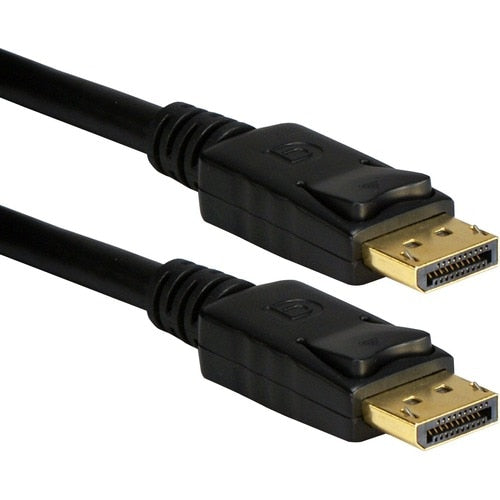 6FT DISPLAY PORT MALE TO MALE DIGITAL A/V CABLE WITH LATCHES