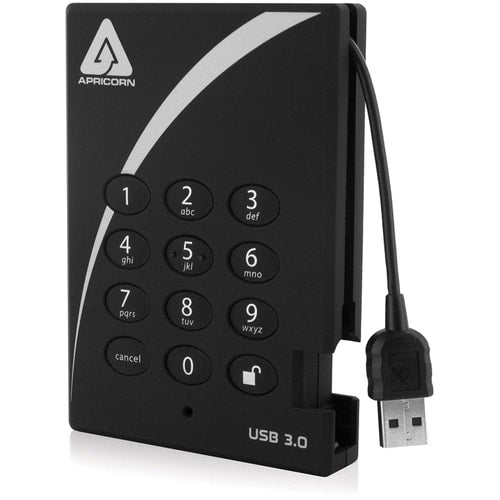 1TB AES-XTS PADLOCK SECURE USB 3.0 256BIT ENCRYPT TAA COMP