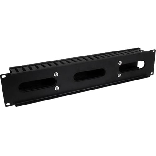 SERVER RACK CABLE MANAGEMENT 2U HORIZONTAL SLOTTED FINGER DUCT