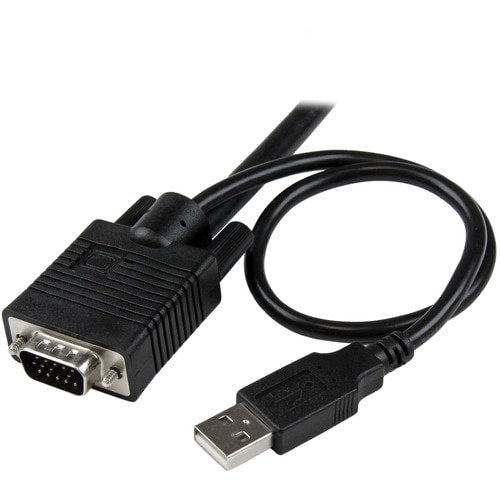 2 PORT VGA KVM SWITCH CABLE KVM USB POWERED REMOTE SWITCH