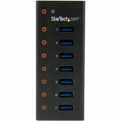 7 PORT USB 3.0 HUB METAL TAA POWERED MOUNTABLE USB SPLITTER HUB