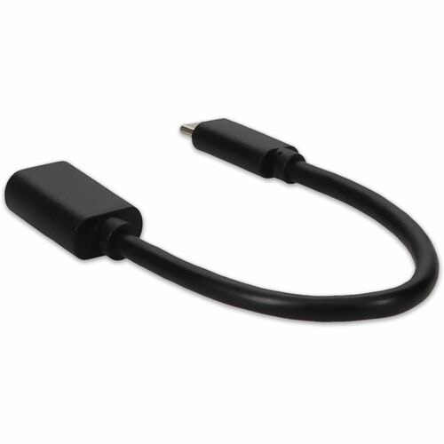 7IN USB 3.1 C TO USB 3.0 CA M/F ADAP CABLE BLACK