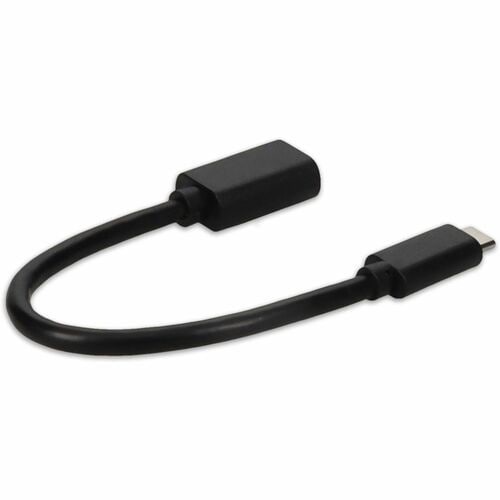 7IN USB 3.1 C TO USB 3.0 CA M/F ADAP CABLE BLACK