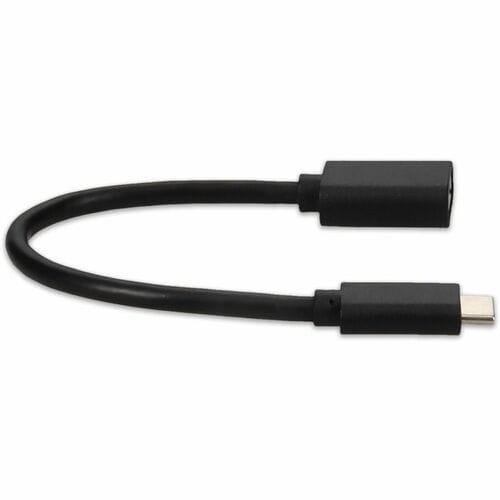 7IN USB 3.1 C TO USB 3.0 CA M/F ADAP CABLE BLACK