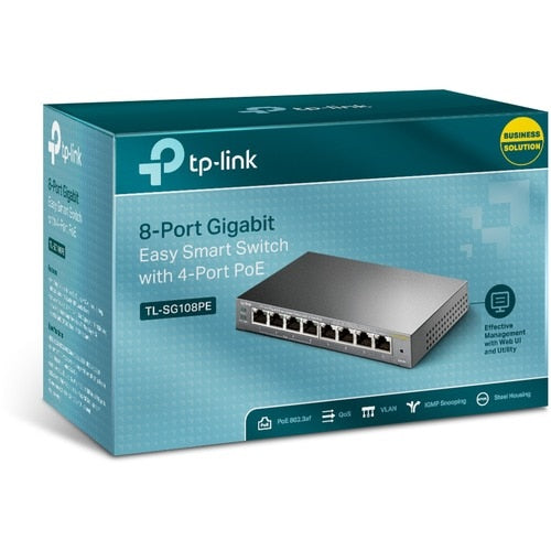 TL-SG108PE 8PORT 10/100/1000 4PORT POE STANDALONE RJ45