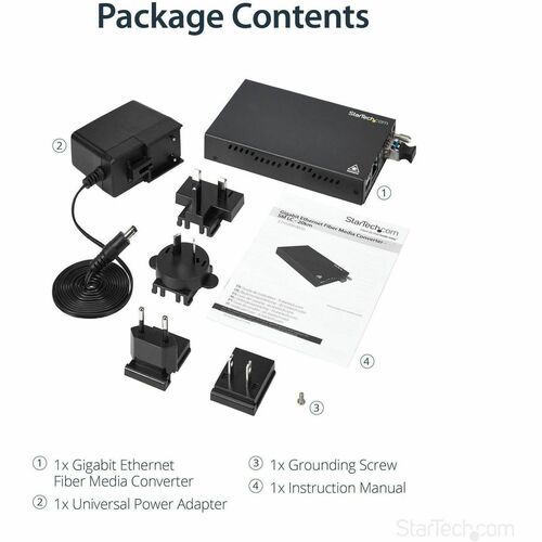 GIGABIT ETHERNET FIBER MEDIA CONVERTER GBE COPPER TO SM FIBER
