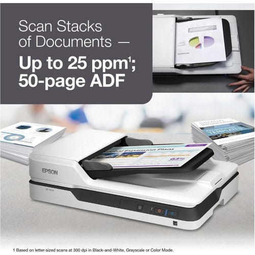 DS-1630 FLATBED DOCUMENT SCANNER W/ ADF