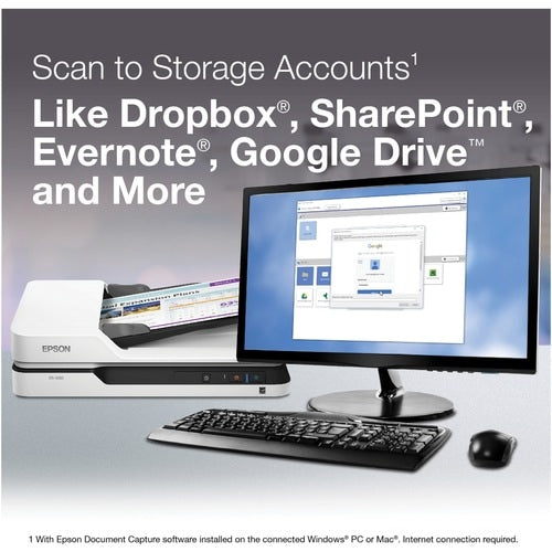 DS-1630 FLATBED DOCUMENT SCANNER W/ ADF