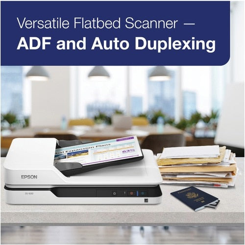 DS-1630 FLATBED DOCUMENT SCANNER W/ ADF