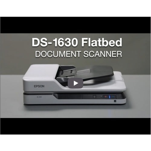 DS-1630 FLATBED DOCUMENT SCANNER W/ ADF