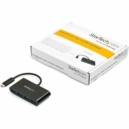 4 PORT USB C HUB - USB 3.0 HUB - USB LAPTOP HUB - BUS POWERED
