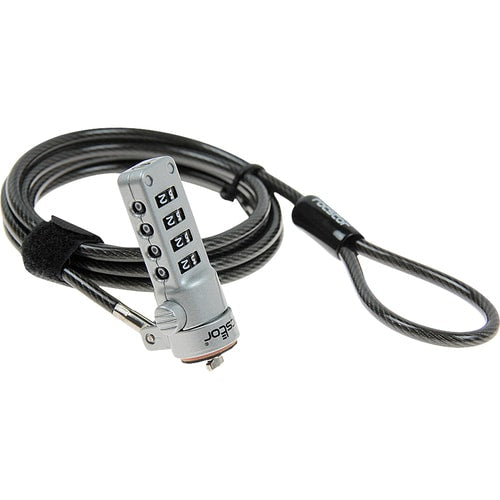 6FT ROCBOLT COMBINATION LAPTOP LOCK SECURITY CABLE 4 DIGIT LOCK