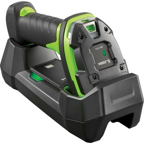 DS3678-ER RUGGED GRN VIBRATION MOTOR FORKLIFT CRADLE USB CHRG KIT
