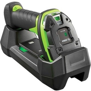 DS3678-ER RUGGED GRN VIBRATION MOTOR FORKLIFT CRADLE USB CHRG KIT