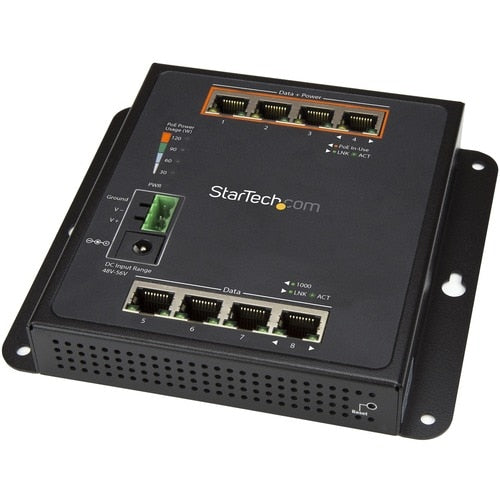 8 PORT POE MANAGED ETHERNET SWITCH L2 INDUSTRIAL NETWORK SWITCH
