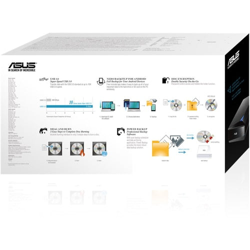BLURAY DRIVE16X WRITING SPEED USB 3.0 FOR BOTH MAC/PC EXT