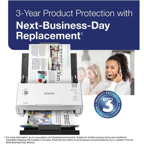 DS-410 SF CLR 600DPI 48BIT USB 2.0 LTR DOCUMENT SCANNER