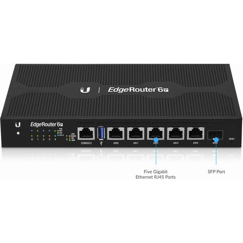 EDGEROUTER 6-PORT WITH POE -