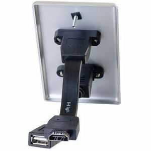 SINGLE GANG USB AND HDMI WALL PLATE AL