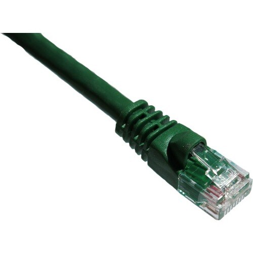 CAT6A 650MHZ PATCH CABLE MOLDED BOOT GREEN