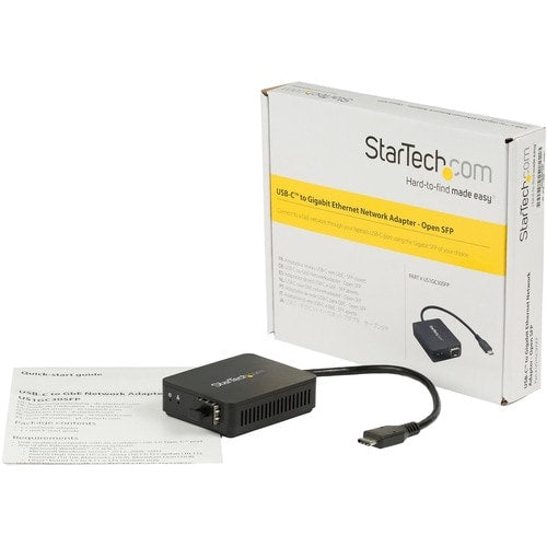 USB C TO FIBER OPTIC CONVERTER OPEN SFP GIGABIT FIBER ADAPTER