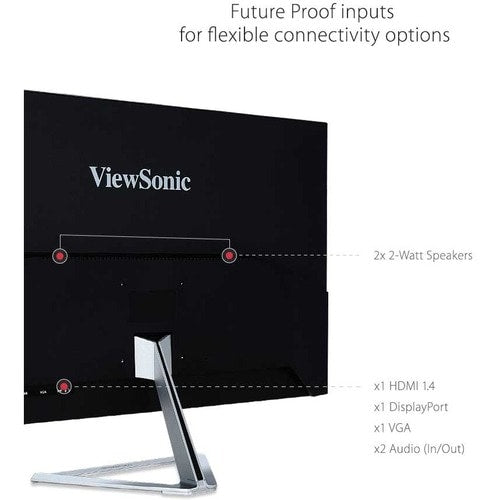 32 1080P IPS MONITOR HDMI DISPLAYPORT VGA DUAL SPEAKERS