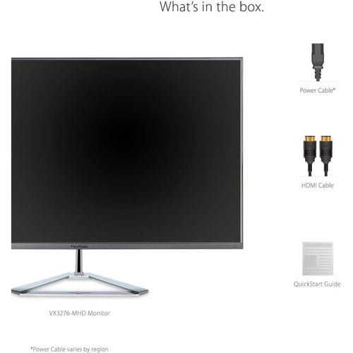 32 1080P IPS MONITOR HDMI DISPLAYPORT VGA DUAL SPEAKERS