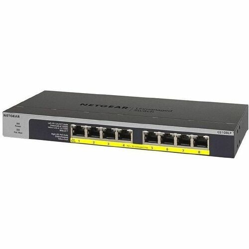 8PORT GIGABIT ETHERNET POE+ UNMANAGED SWITCH