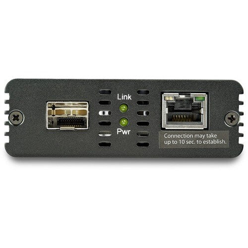 10 GIGABIT ETHERNET FIBER MEDIA CONVERTER FIBER TO RJ45 COPPER SFP+
