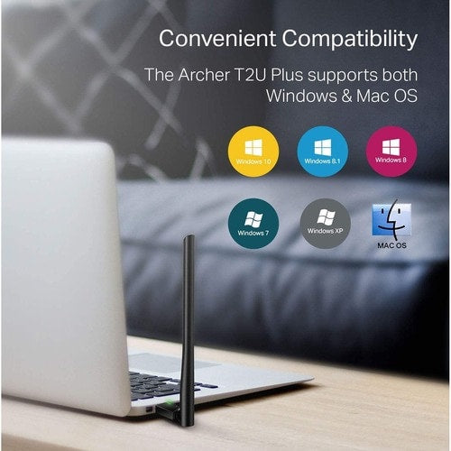 AC600 HIGH GAIN WRLS DUAL BAND USB ADAPTER