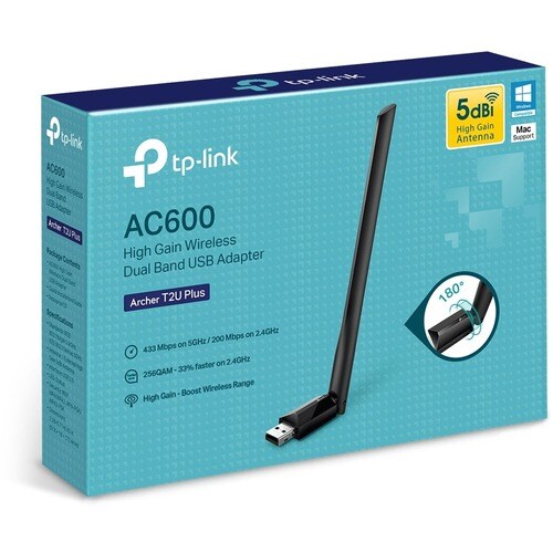 AC600 HIGH GAIN WRLS DUAL BAND USB ADAPTER