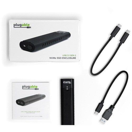 PLUGABLE USBC-NVME USB C TO M.2 NVME