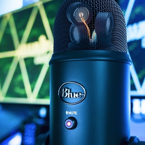 BLUE YETI USB MIC-BLACKOUT YETI