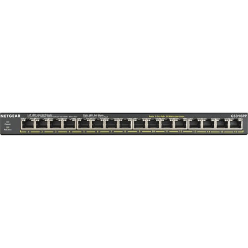 16PORT GIG UNMANAGED POE+WITH FLEXPOE 183W