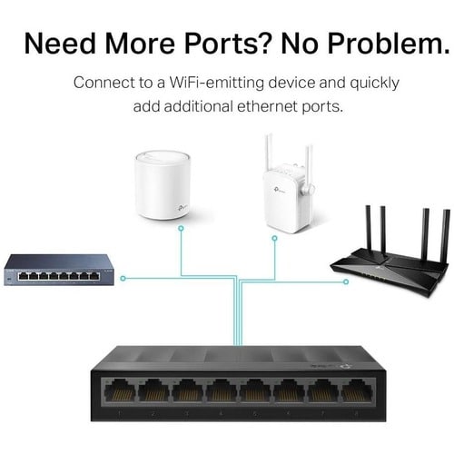 LS1008G 8PORT 10/100/1000MBPS SWITCH