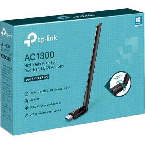AC1300 HIGH GAIN WRLS DUAL BAND USB ADAPTER